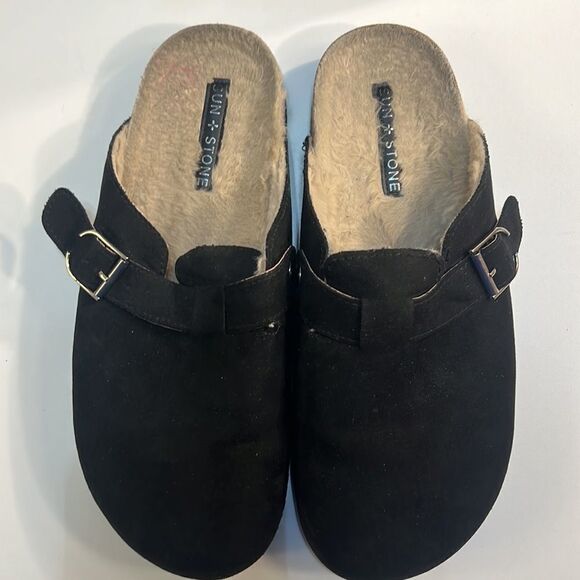 Sun + Stone PerLAA Mule Black- women 11 - Picture 6 of 8